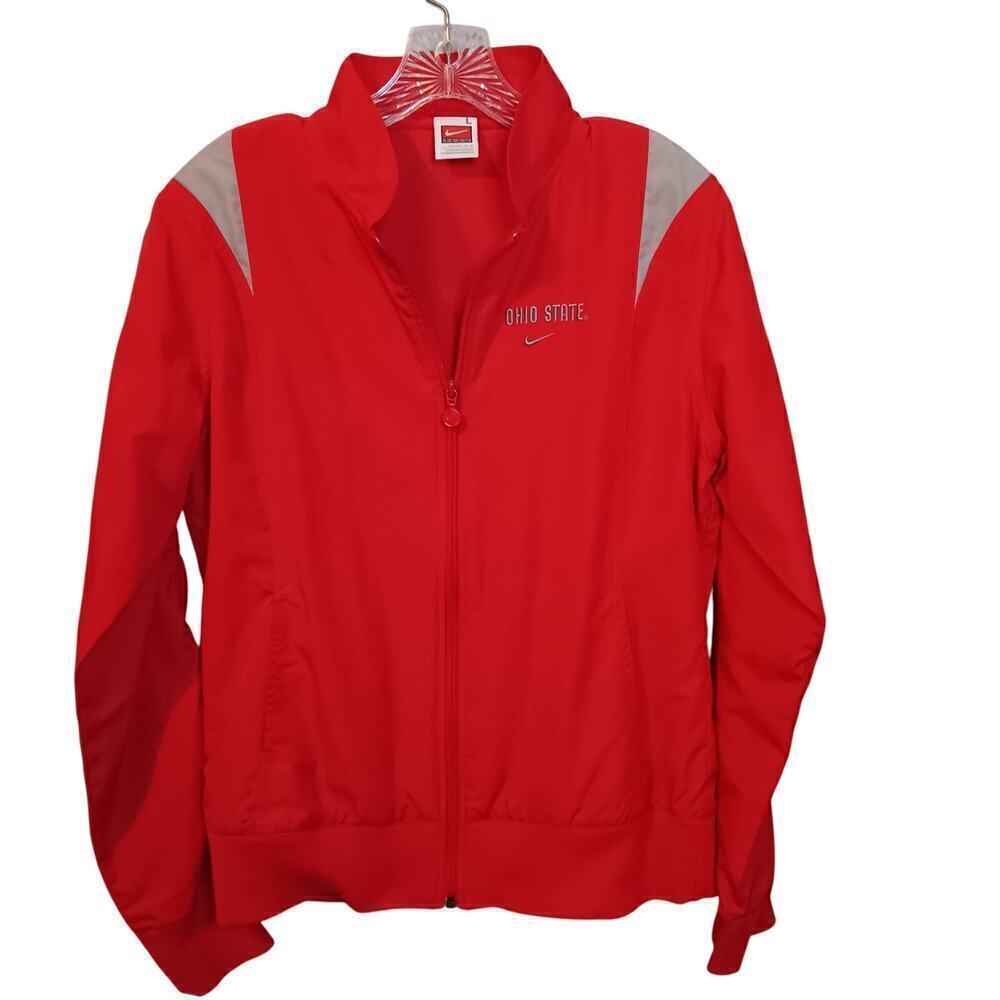 EUC Ohio State Red Lined Windbreaker Youth Large